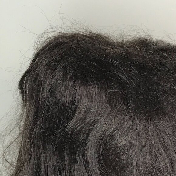 Wig Medium Dark Brown Bangs Bouffant Ratted Halloween Costume Dress Up Cosplay - Picture 5 of 8